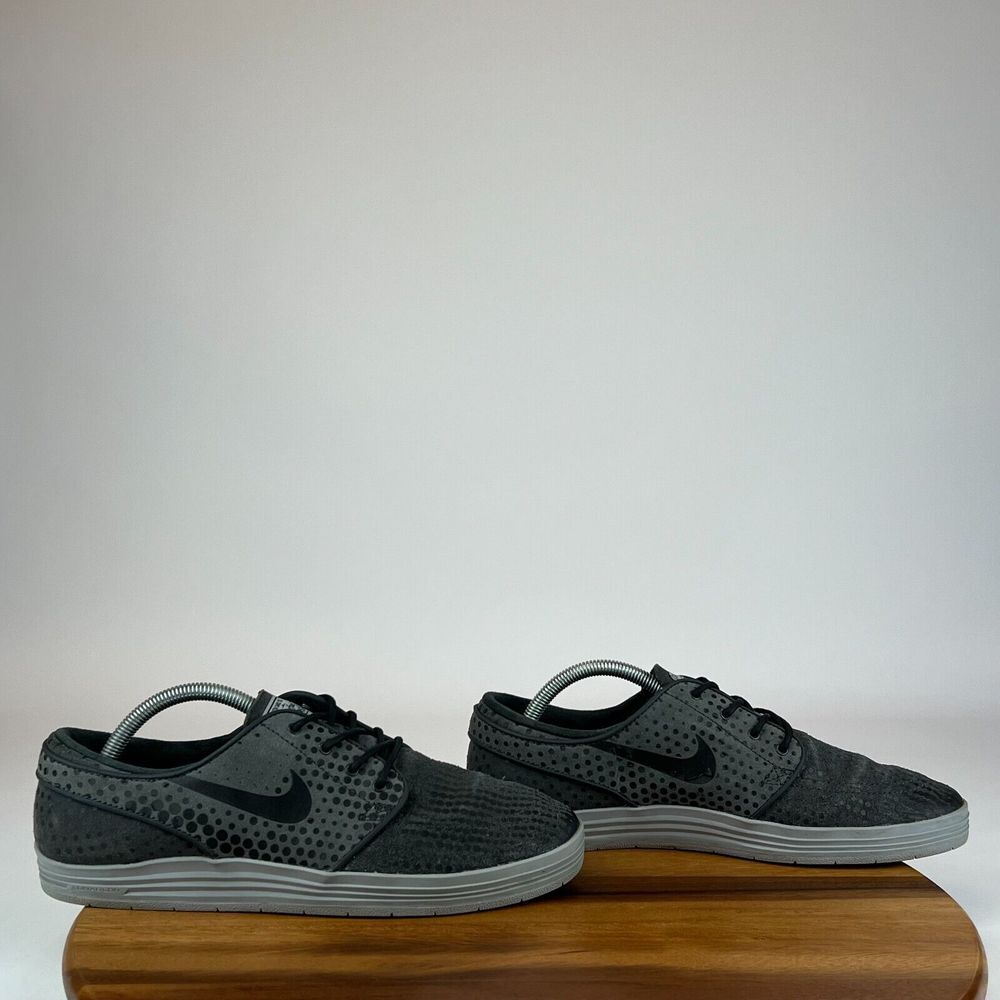 Mens Nike Stefan Janoski SB Lunar Gray Polka Dot Sneakers Shoes Size 9.5 M GUC‎
